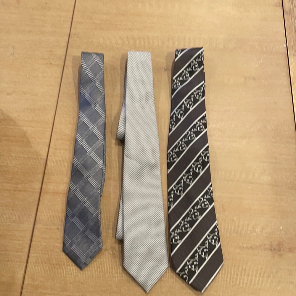 Men’s ties. Set of 3